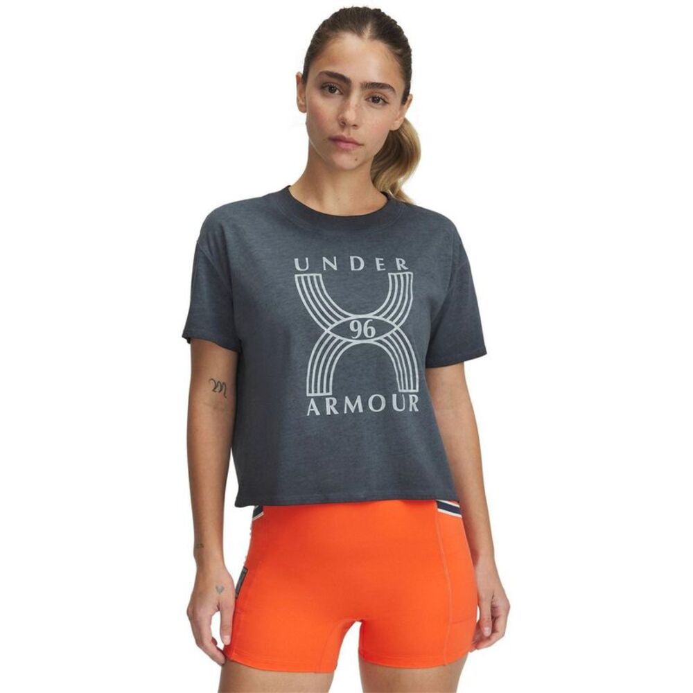 Under Armour Womens/Ladies Run 96 Relaxed Fit Running T-Shirt / Black